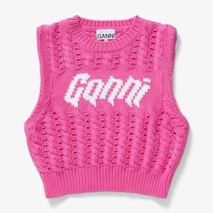 Ganni Pink Vest